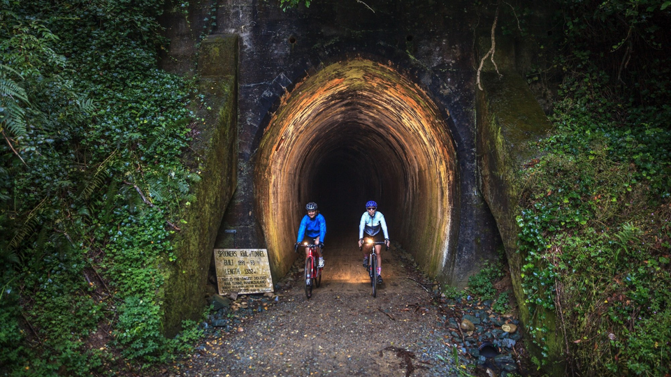 Cycling trail in Abel Tasman Regional park