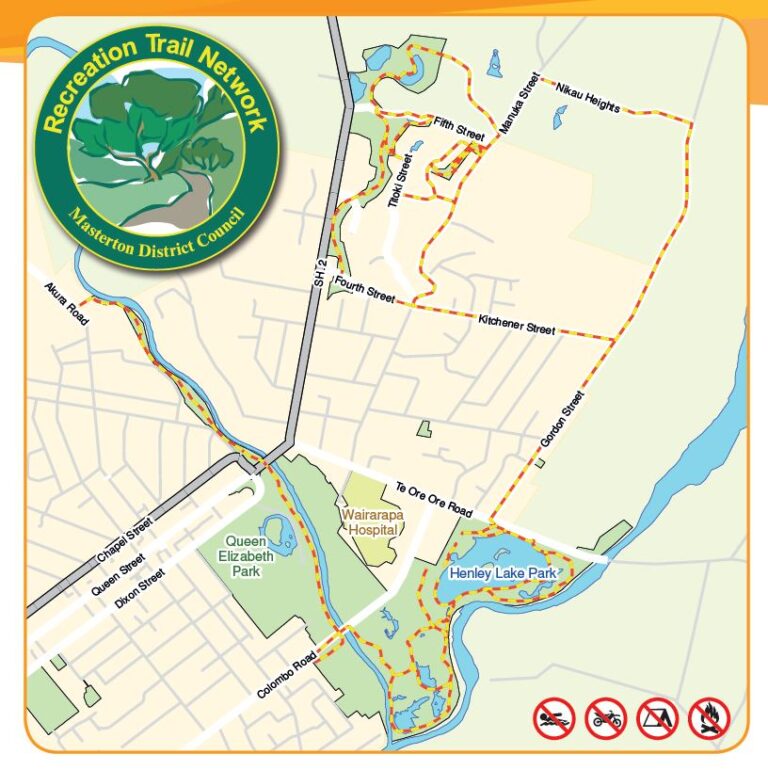 Masterton Recreational Trails map