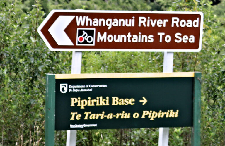 The road - Pipiriki entrance, New Zealand