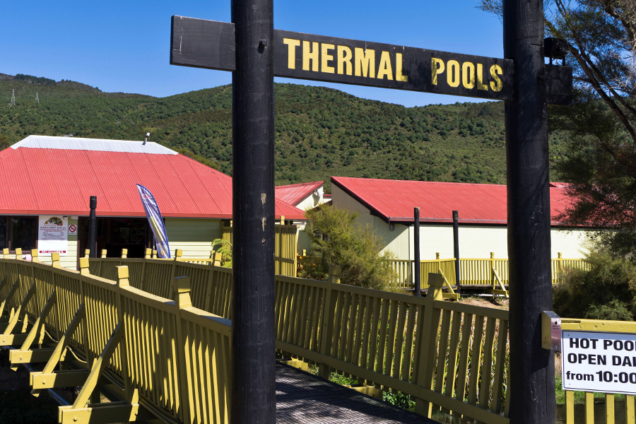 Tokaanu thermal hot pools, Turangi, New Zealand