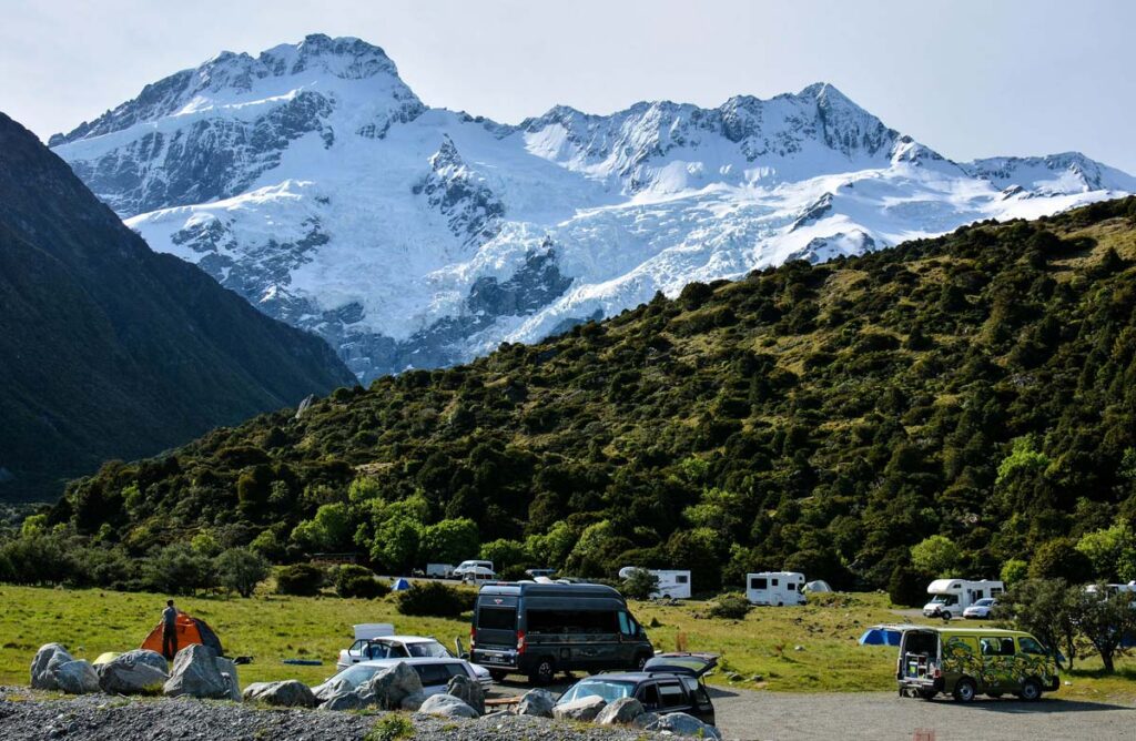 White Horse Hill Campground, New Zealand @DOC / Shellie Evans