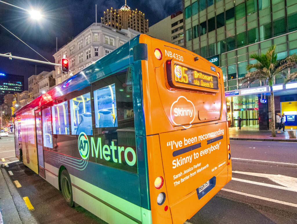 Auckland public bus network, AT Metro, NZ
