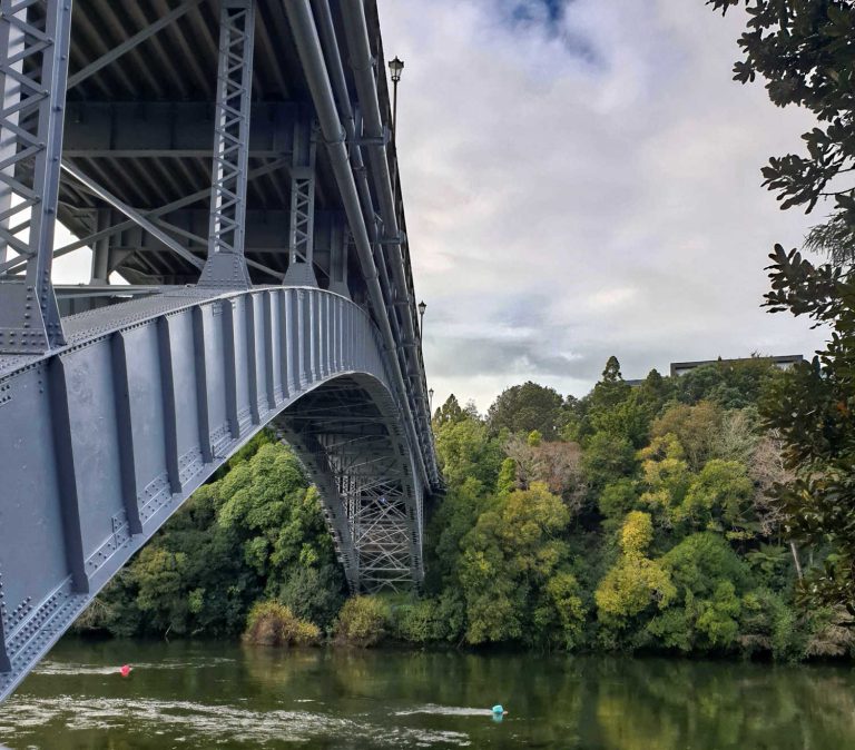 Coburn St bridge, Hamilton, Waikato, New Zealand