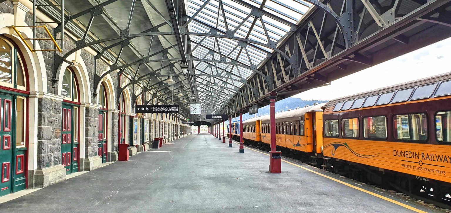 Dunedin Railway Station Platform, Otago, New Zealand