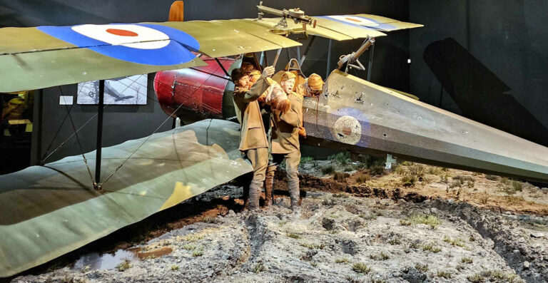 Mud, exhaustion, loss of life aptly told, Knights of the Sky, WWI, Omaka Aviation Heritage Centre, Marlborough, NZ