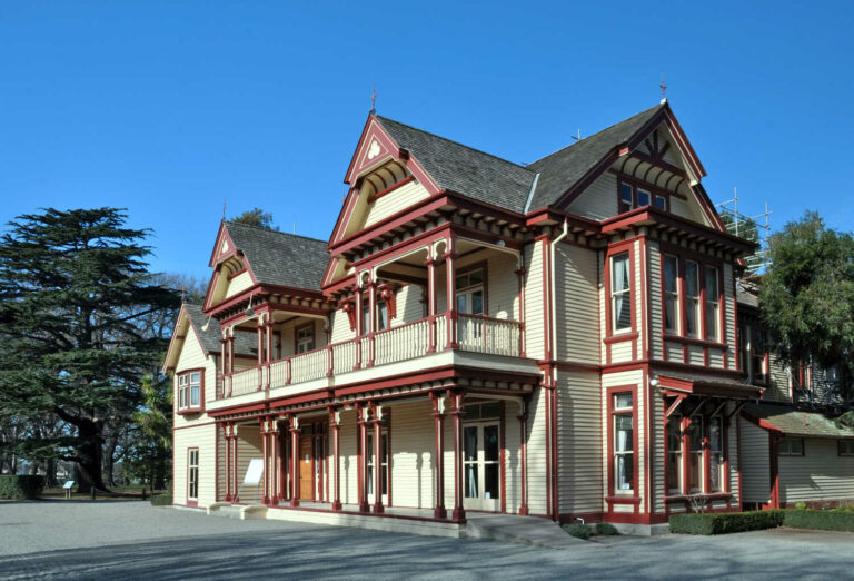Riccarton House is an historical Christchurch landmark building, Canterbury, NZ