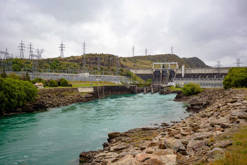 Roxburgh Hydro Dam, Clutha River, New Zealand