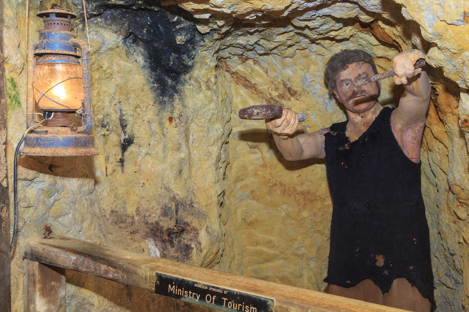 Thames Goldmine Experience, a tourist attraction in the old gold mining town of Thames, New Zealand