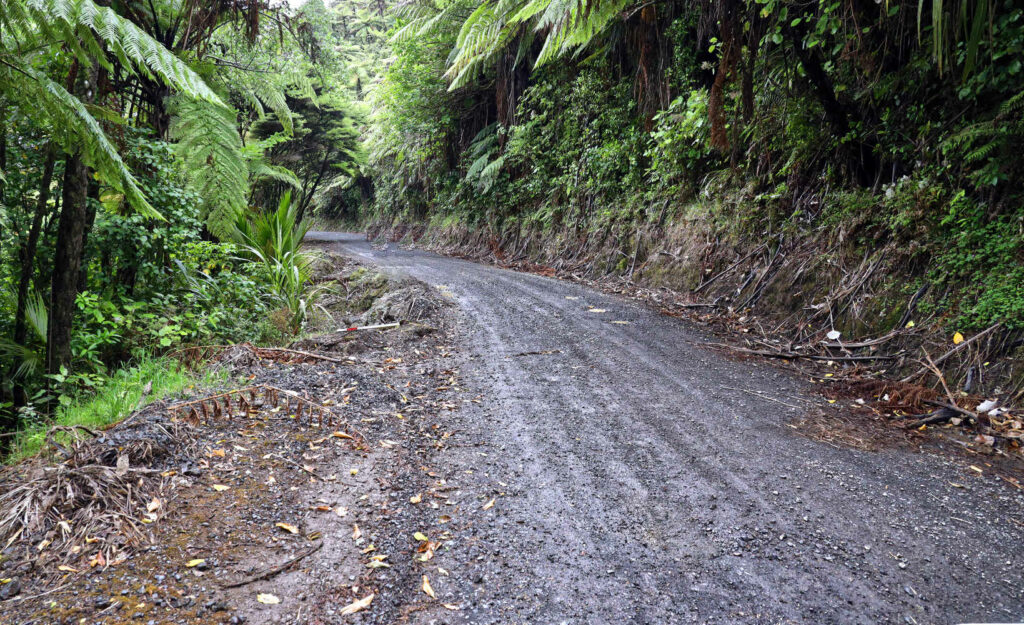 Waikato gravel road from Kawhi to Ruapuke & beyond, Raglan, NZ
