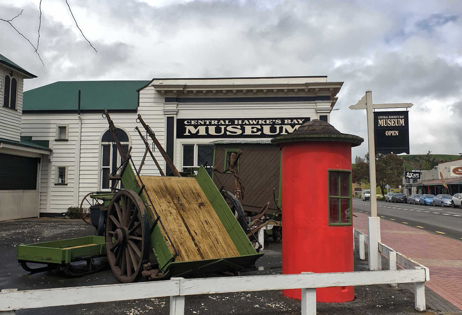 Waipawa CHB Museum outdoor exhibits, New Zealand