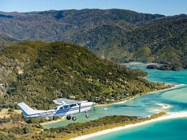 Abel Tasman scenic flight, New Zealand @bookme