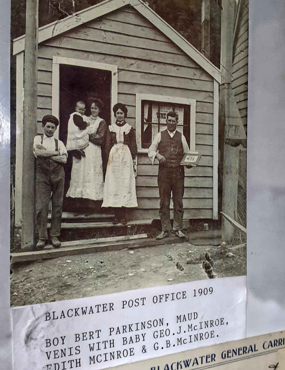 Blackwater inhabitants circa 1900's, New Zealand