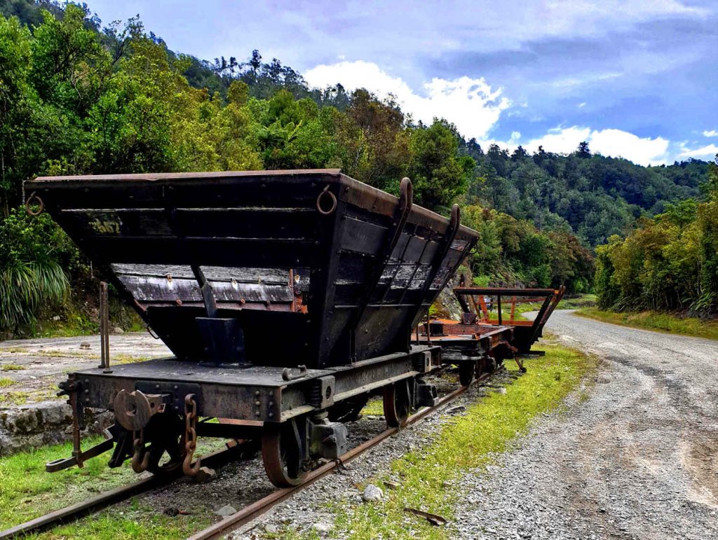 Denniston coal wagons, New Zealand