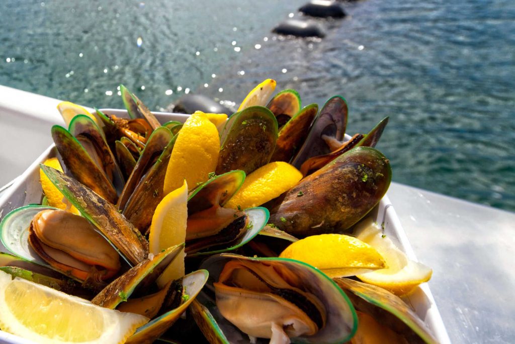 Greenshell mussels marlborough, New Zealand