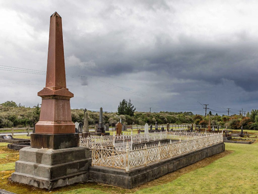 Greymouth Stillwater cemetery Brunner Mine Disaster mass grave site, Greymouth, New Zealand