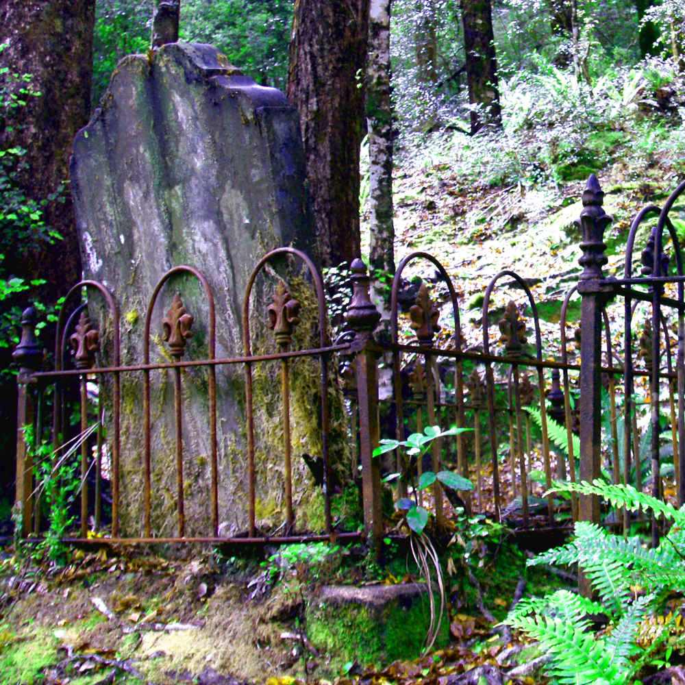 Historic graveyard of Lyell, New Zealand