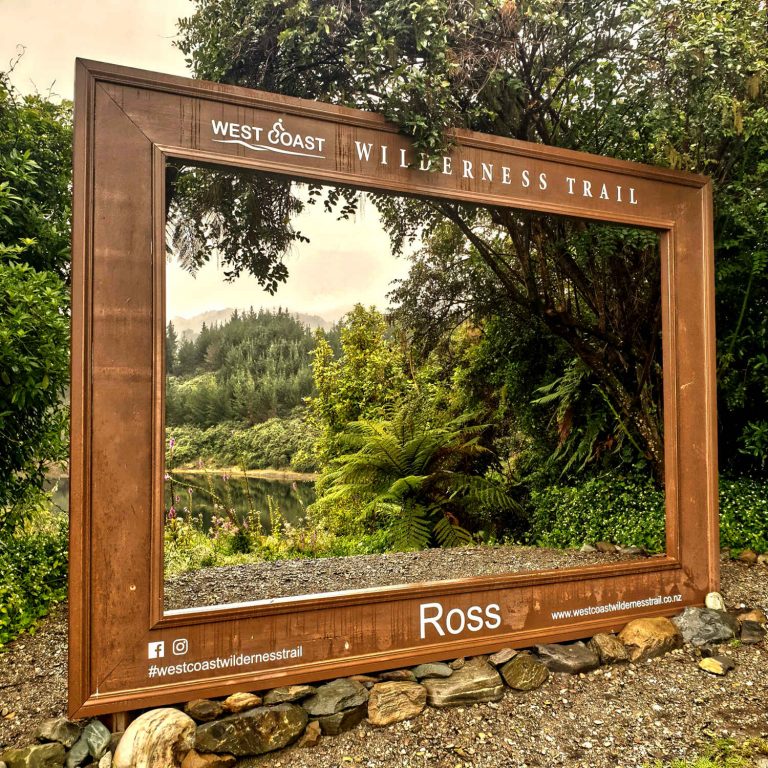 Ross selfie location, West Coast, New Zealand