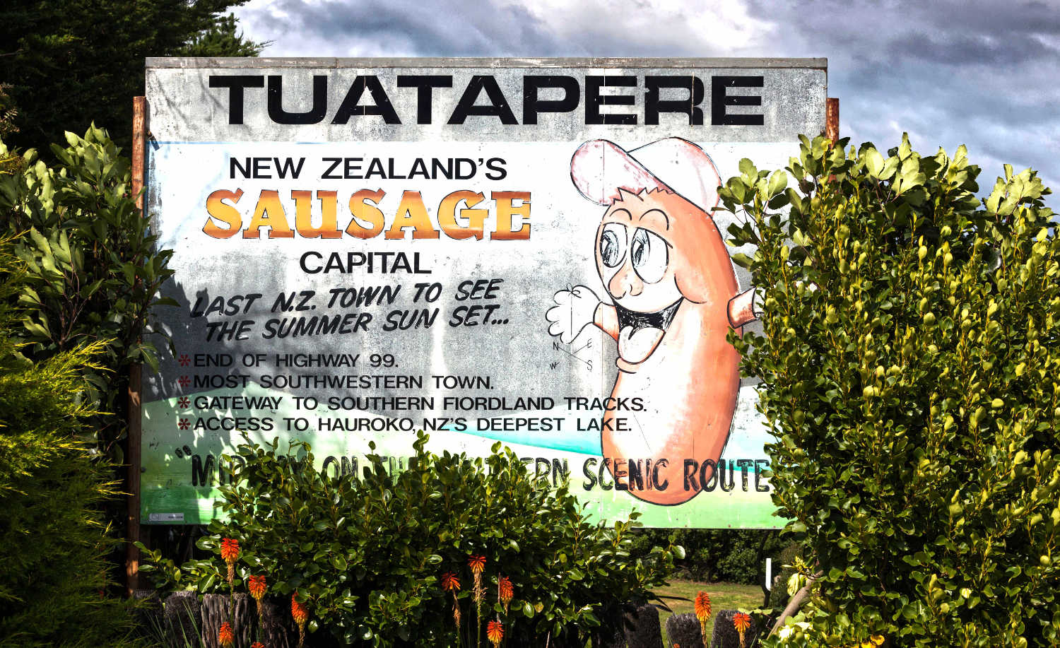 Tuatapere world famous in NZ sausages, New Zealand