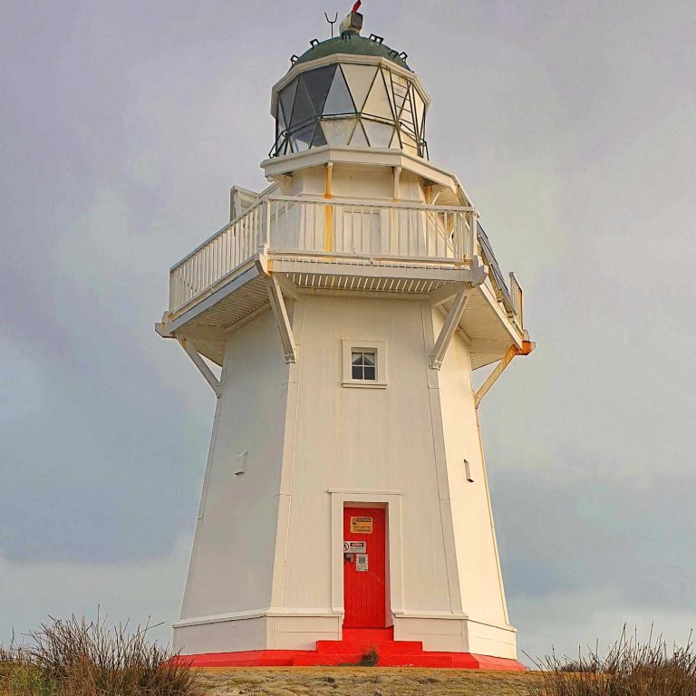 Waipapa lighthouse, Southland, New Zealand