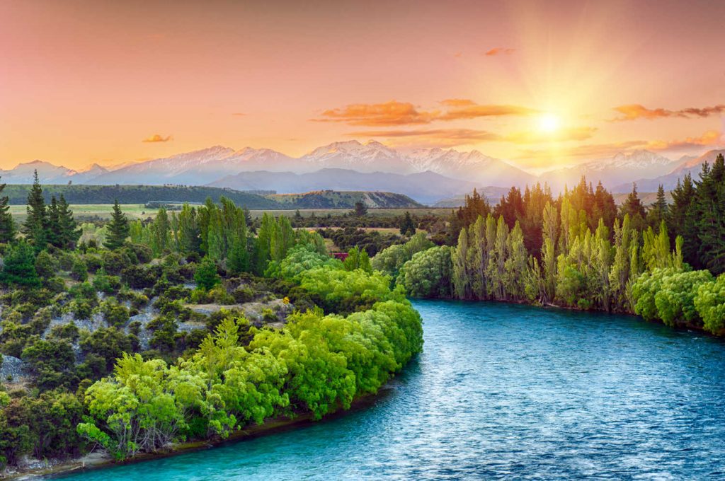 Clutha river, New Zealand