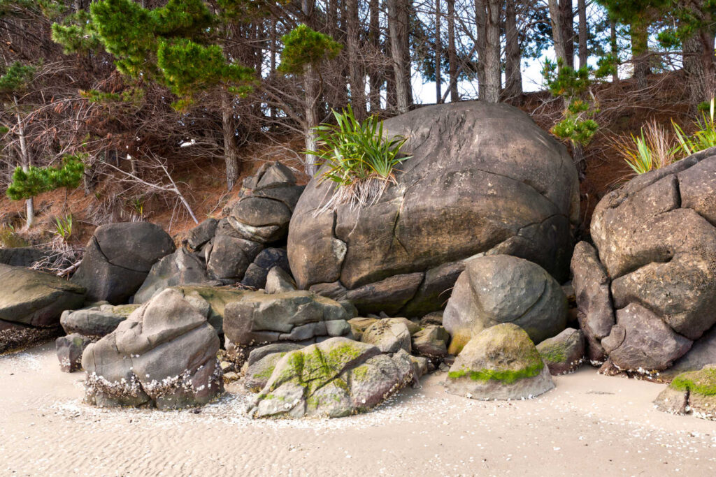 Koutu boulders, Northland, in the North Island of New Zealand