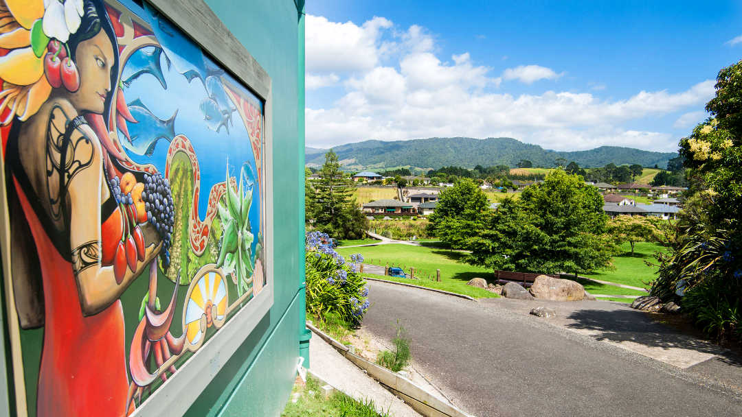 Katikati town mural wander, New Zealand @Tourism Bay of Plenty