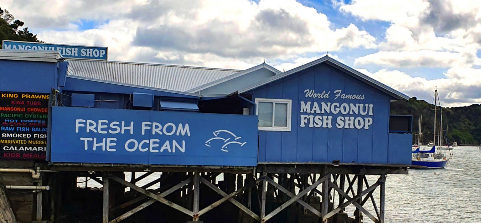 Mangonui world famous in New Zealand fish n chips