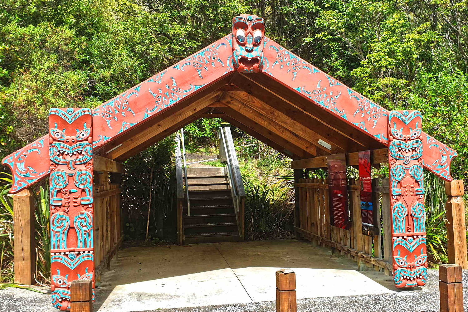 Ohope Scenic Reserve entrance, Bay of Plenty, New Zealand
