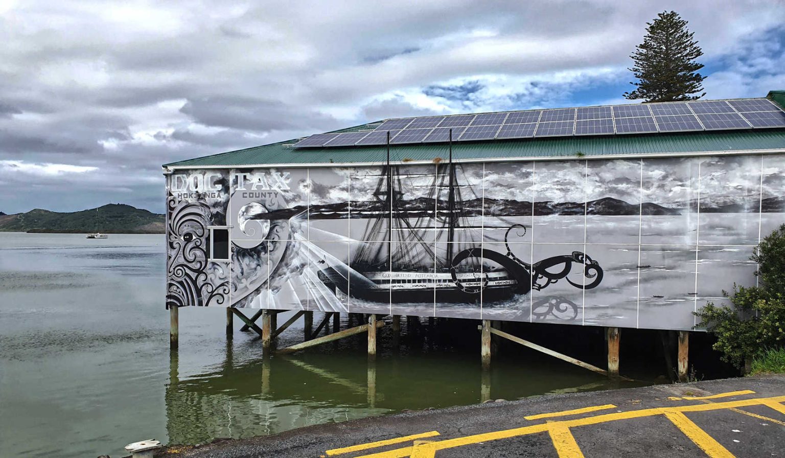 Rawene Boat Shed Cafe, Northland, NZ