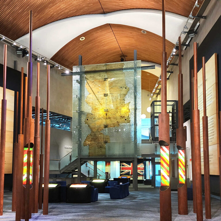 Te Papa, National Museum, Wellington, NZ Treaty of Waitangi room, New Zealand