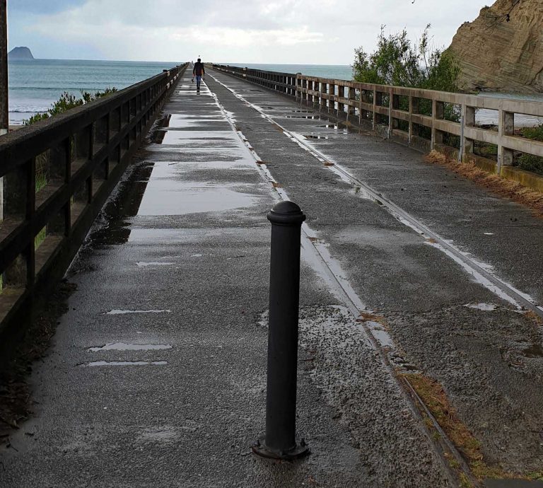 Tolaga Bay wharf walkway, New Zealand