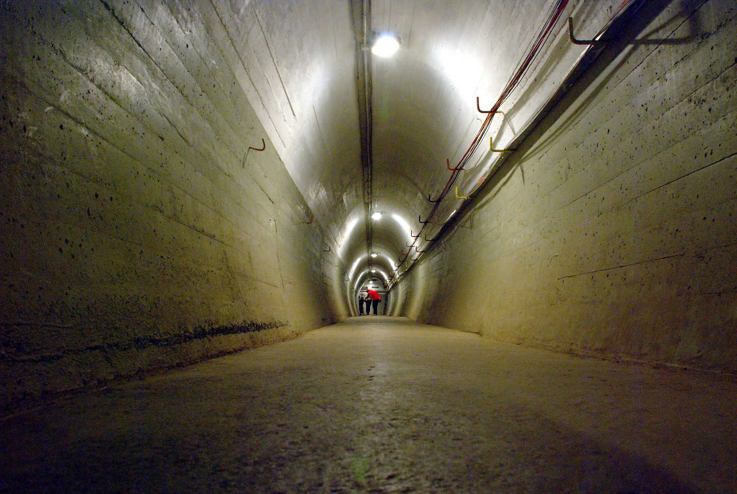 Tunnel in Wrights Hill Fortress, Wellington, New Zealand @Karora