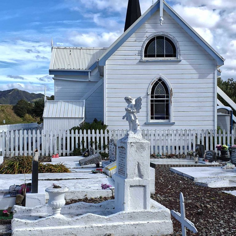 Waihau Bay Anglician church, New Zealand