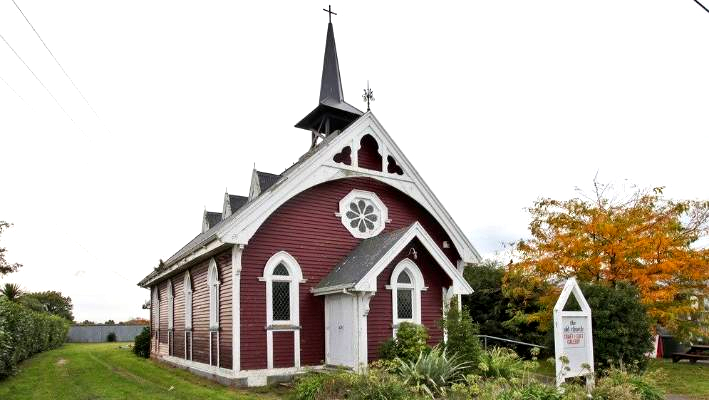 Century-old Dunsandel Methodist church, New Zealand @Stuff