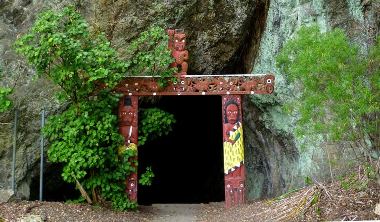 Muriwai’s cave in Whakatane, Bay of Plenty, New Zealand