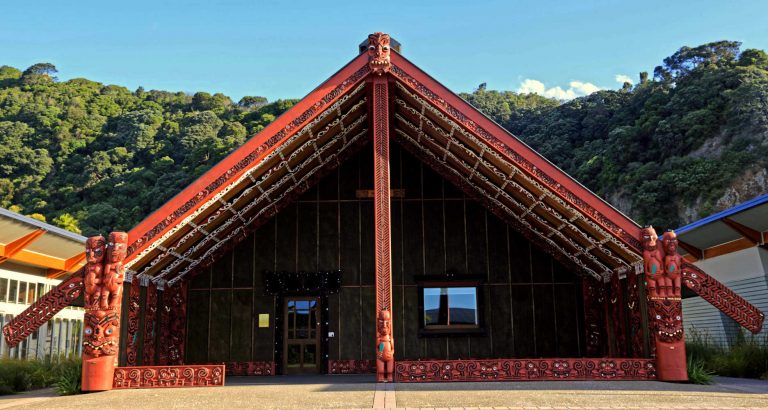 Wharenui, Maori Meeting House, Whakatane, Bay of Plenty, New Zealand