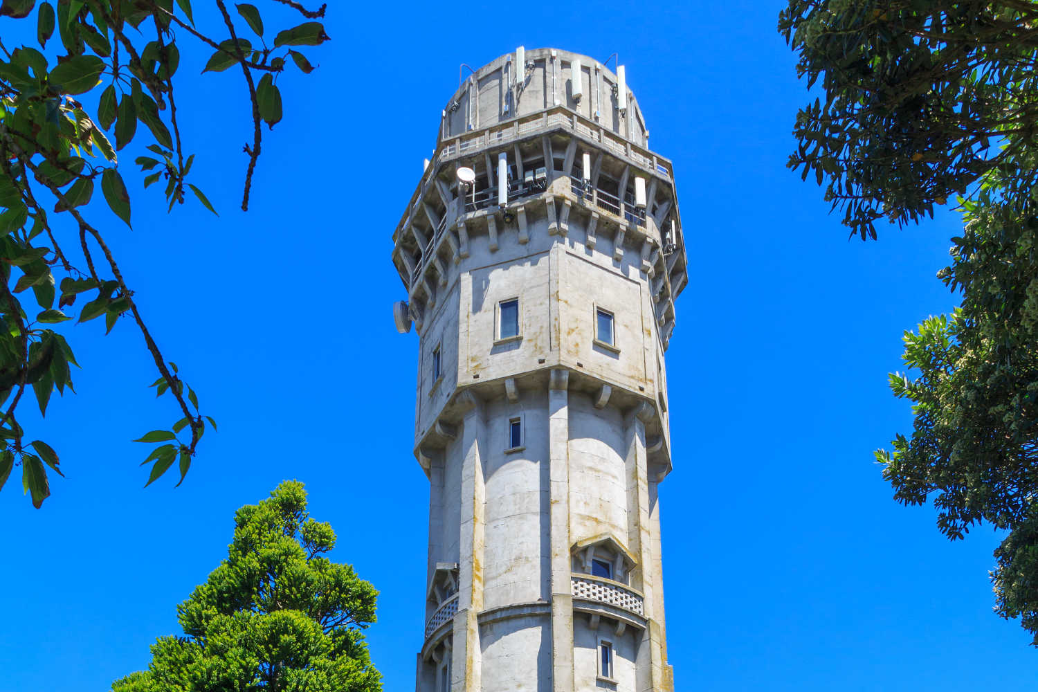 Hawera historic water tower, Taranaki, New Zealand small kiwi town attraction