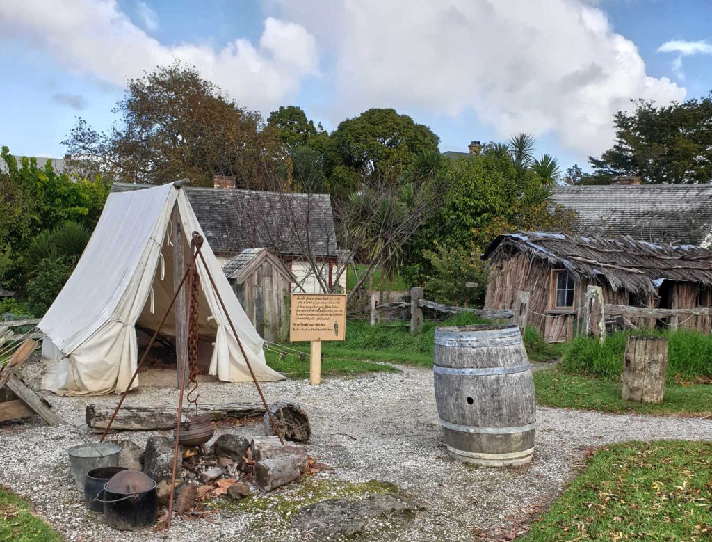 Howick Historical Village fencible soliders campsite, Auckland, New Zealand