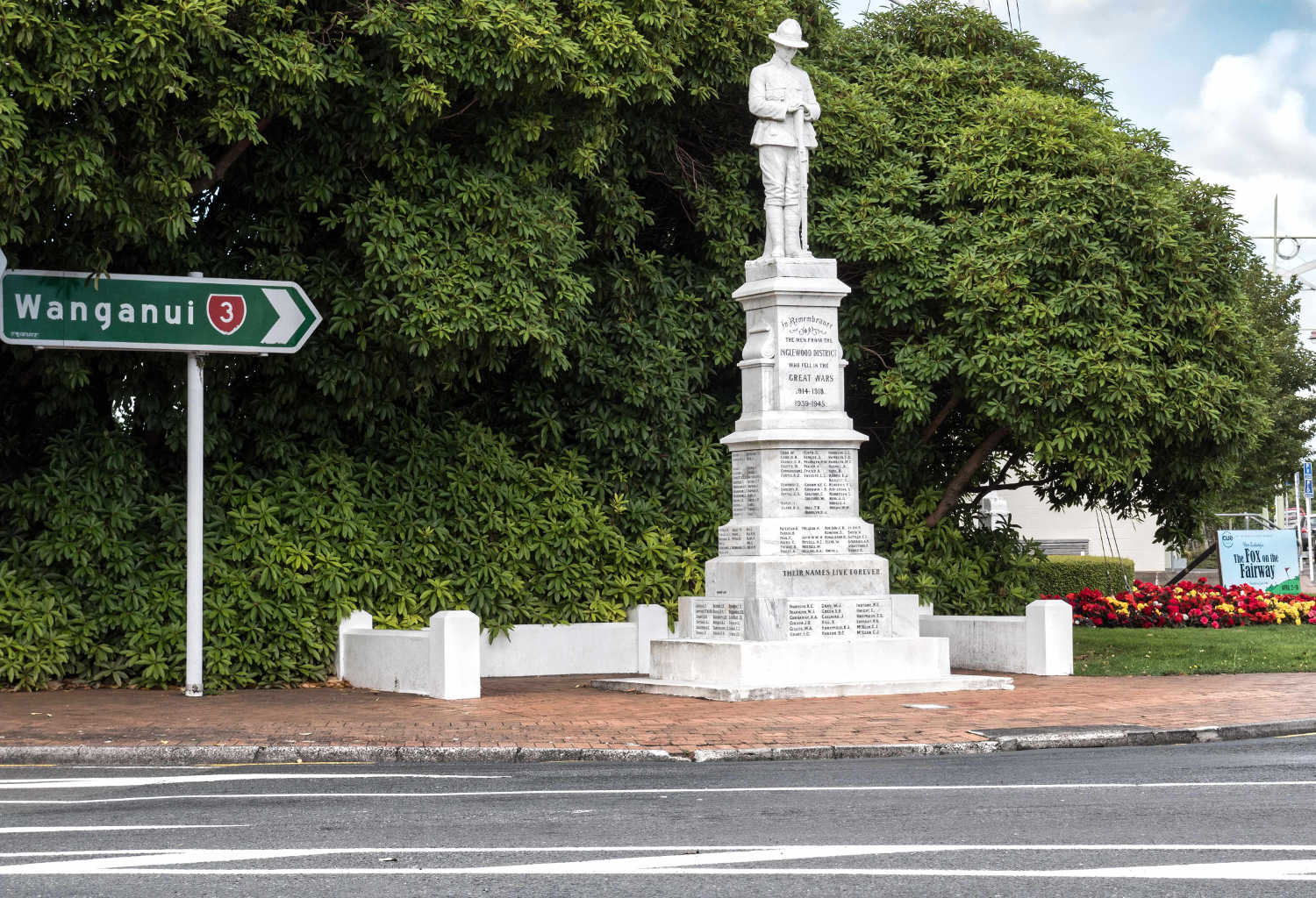 First World War memorial, Inglewood, Taranaki, New Zealand