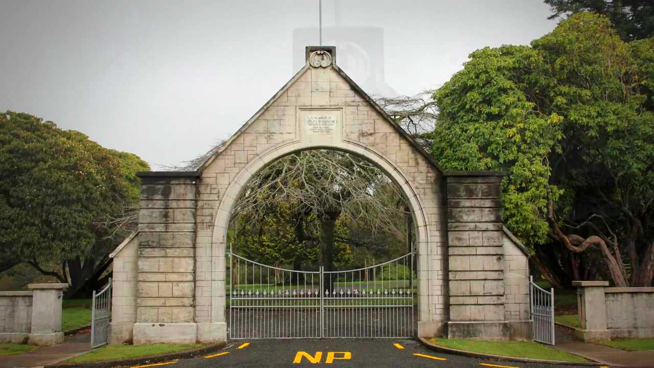 Malone Memorial gates, New Zealand @irene jull