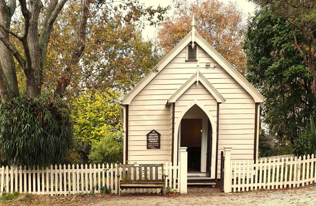 Marry in the picturesque Howick Historical Village church, Auckland, New Zealand