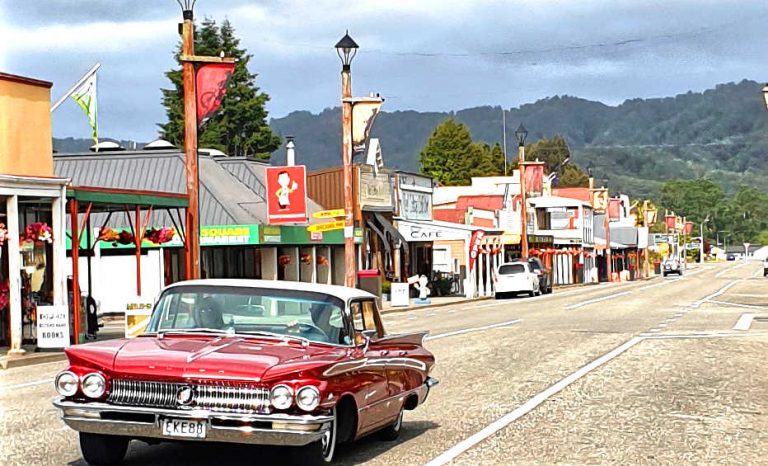 Reefton main street, New Zealand