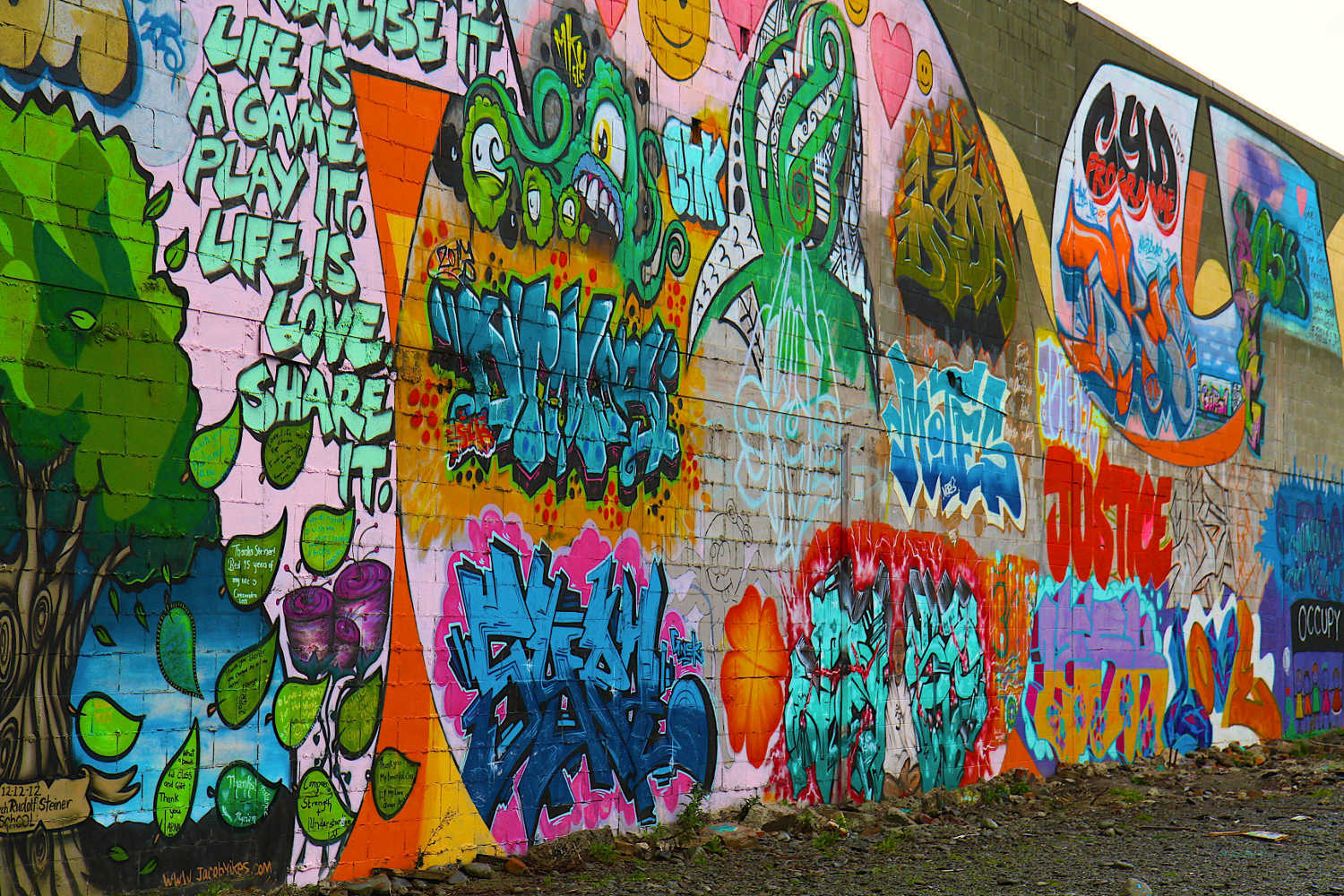 Graffiti at Takaka, Golden Bay, Nelson
