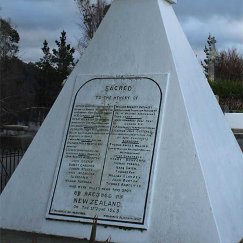 Wairau Affray monument, Marlborough, New Zealand @Heritage Marlborough