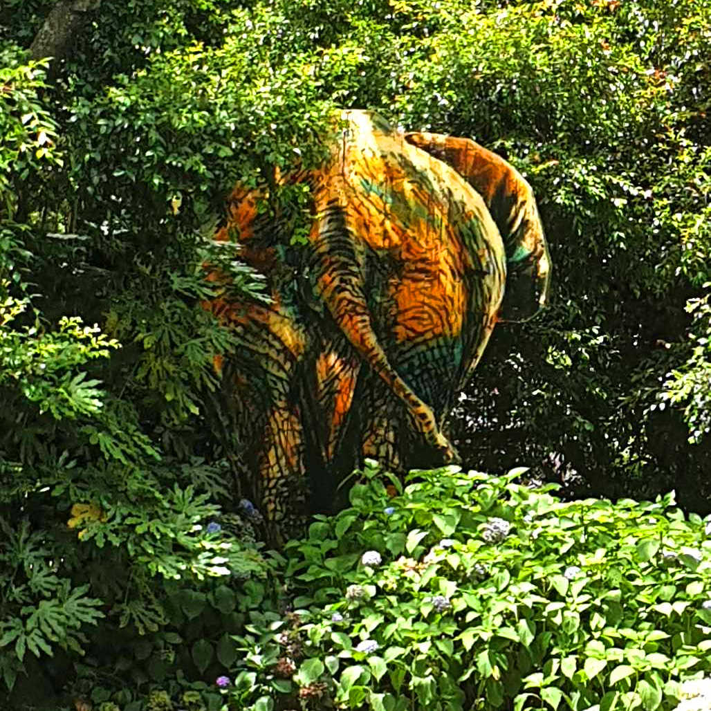 Elephant's backside Kaipara Coast Sculpture Gardens