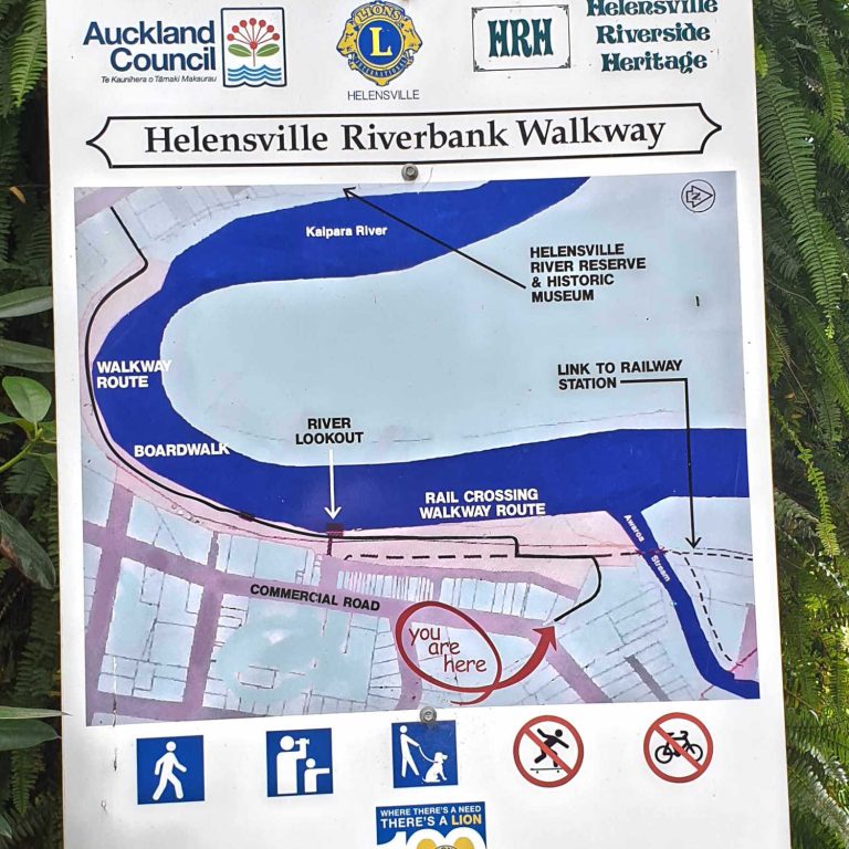 Helensville Auckland heritage riverbank walk, Auckland, New Zealand