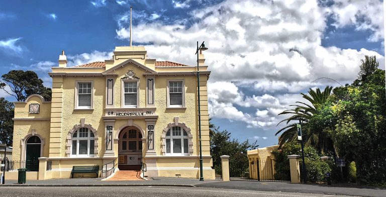 Helensville, BrokenWood TV Series, Police Station heritage Post Office building, Auckland, New Zealand