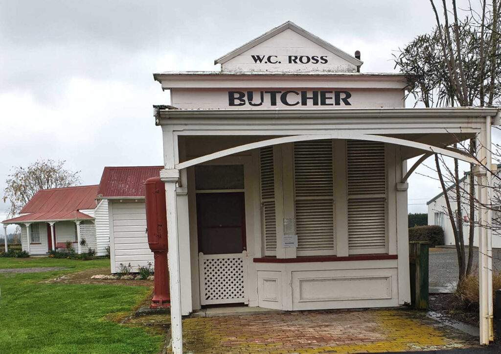 Ongaonga heritage butcher shop and dwellings, Ongaonga historic park, Central Hawke's Bay, New Zealand