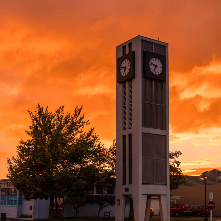 The town clock of Carterton, New Zealand