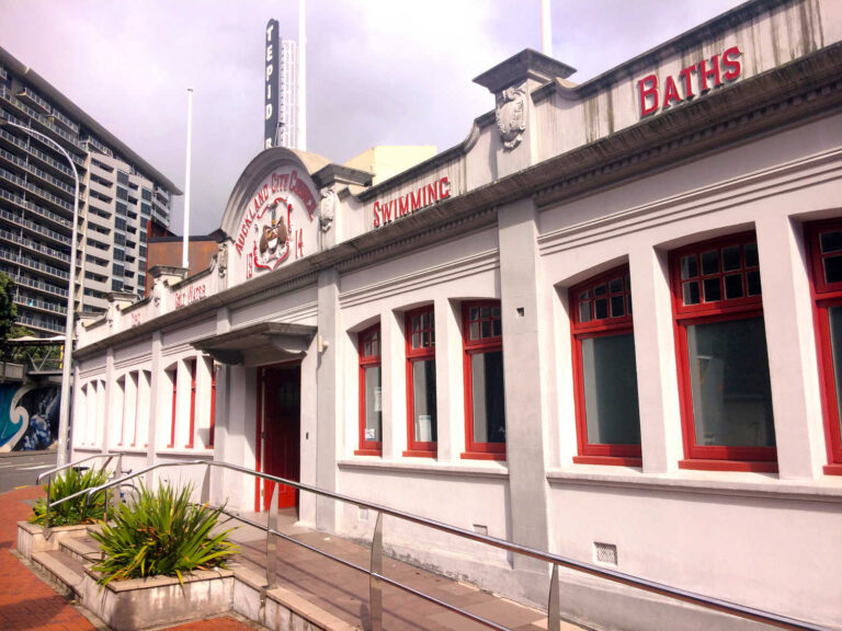 Tepid Baths, Auckland s iconic and historic swimming pools built in 1914 in Auckland New Zealand